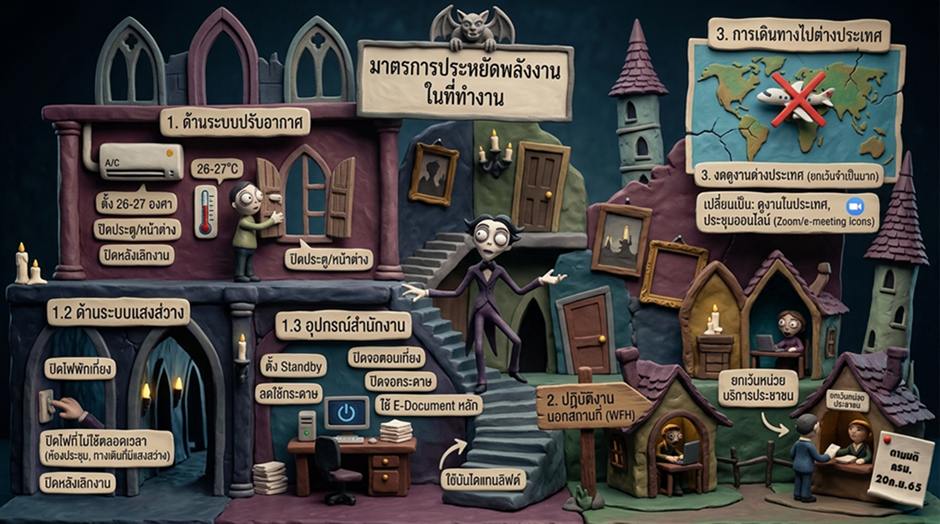 🏛️📢มาตรการประหยัดพลังงานและยกระดับการทำงานยุคดิจิทัล